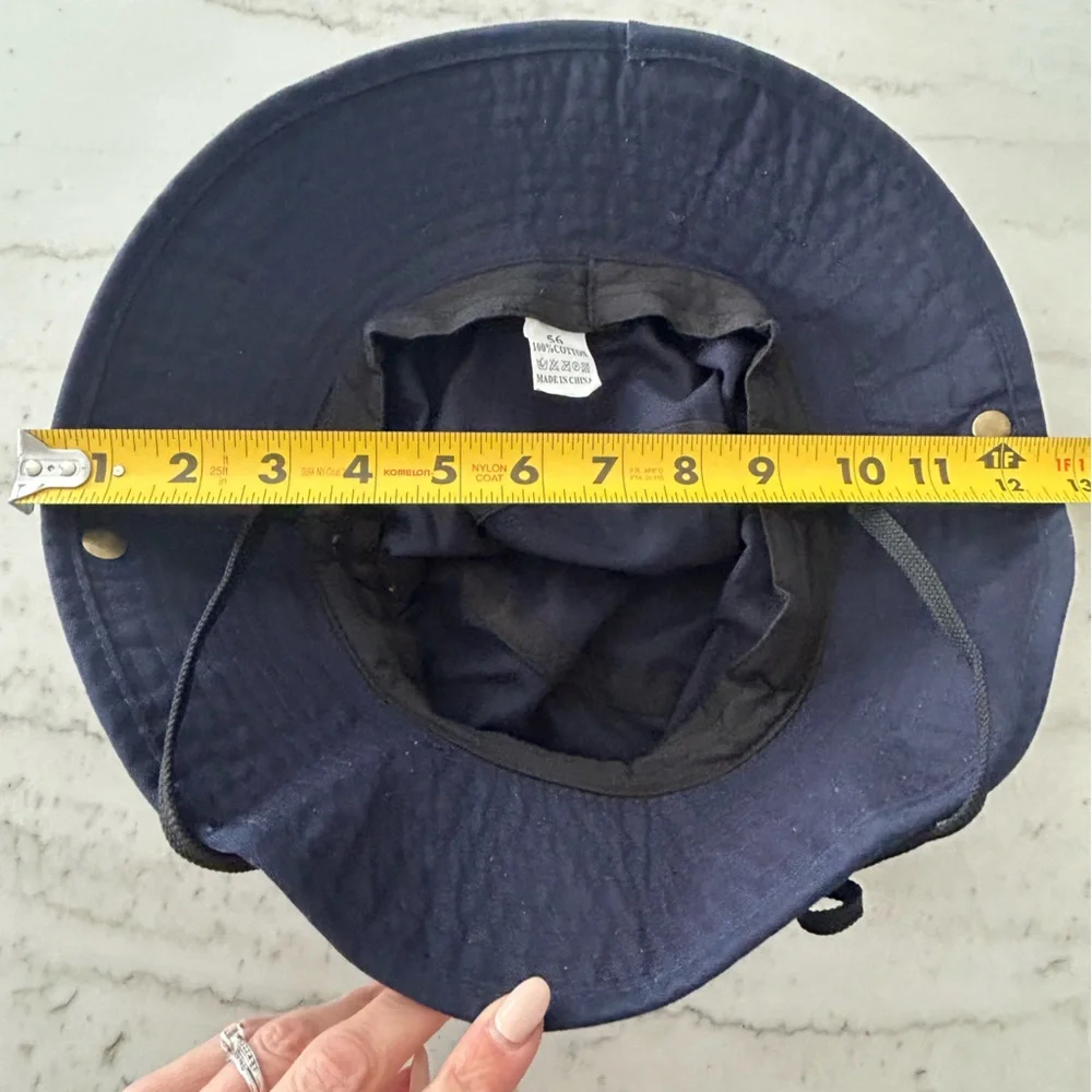 Kids Navy Blue Bucket Hat